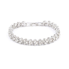 Load image into Gallery viewer, Women&#39;s Silver Rhinestone Fashion Bracelet