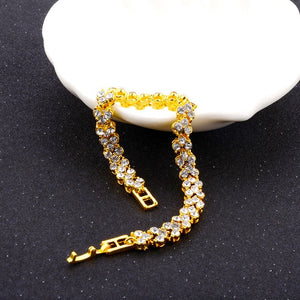 Women's Silver Rhinestone Fashion Bracelet