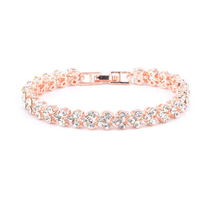 Women's Silver Rhinestone Fashion Bracelet