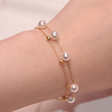 Load image into Gallery viewer, Women&#39;s Vintage Pearl Bracelet