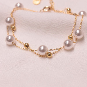 Women's Vintage Pearl Bracelet