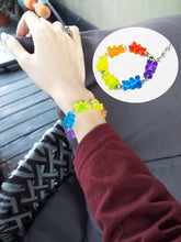 Load image into Gallery viewer, Women&#39;s Handmade Candy Bear Bracelet