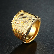 Load image into Gallery viewer, Men&#39;s Golden Eagle Luxury Ring