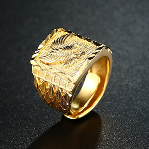 Men's Golden Eagle Luxury Ring