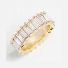 Load image into Gallery viewer, Sterling Silver Gold Line Ring