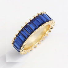 Load image into Gallery viewer, Sterling Silver Gold Line Ring