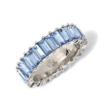 Load image into Gallery viewer, Sterling Silver Gold Line Ring