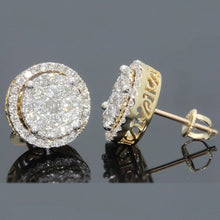 Load image into Gallery viewer, Men&#39;s Luxury Rhinestone Stud Earrings