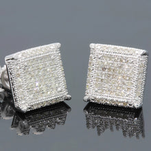 Load image into Gallery viewer, Men&#39;s Luxury Rhinestone Stud Earrings