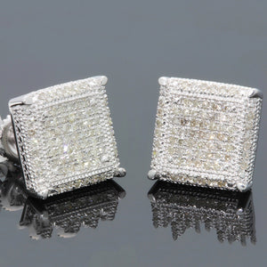 Men's Luxury Rhinestone Stud Earrings