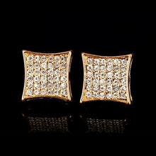 Load image into Gallery viewer, Men&#39;s Luxury Rhinestone Stud Earrings