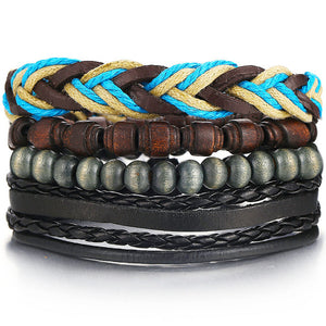 Men's Multi-Layer Leather Bracelet