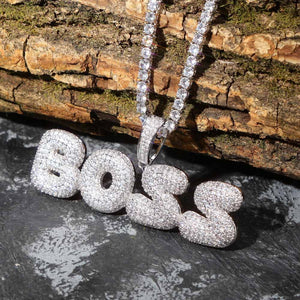 Custom Bubble Letter Name Chain