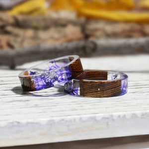 Handmade Wood Resin Ring