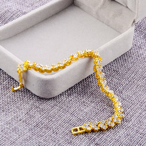 Women's Silver Rhinestone Fashion Bracelet