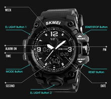 Load image into Gallery viewer, Men&#39;s Denim Style Sports Watch