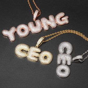 Custom Bubble Letter Name Chain