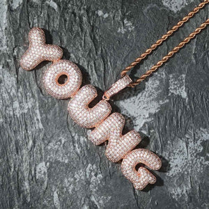 Custom Bubble Letter Name Chain