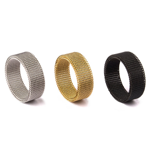 Men's Stainless Steel Retro Ring