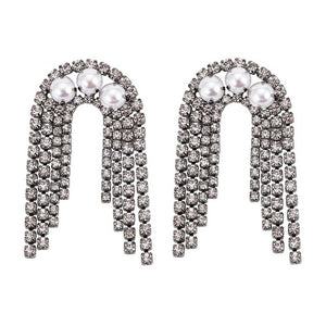 Women's Shiny Fringed Earrings