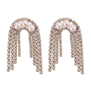 Women's Shiny Fringed Earrings