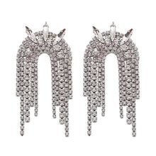 Load image into Gallery viewer, Women&#39;s Shiny Fringed Earrings