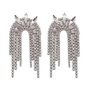 Women's Shiny Fringed Earrings