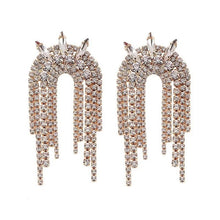 Load image into Gallery viewer, Women&#39;s Shiny Fringed Earrings