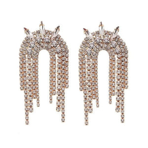 Women's Shiny Fringed Earrings