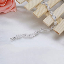 Load image into Gallery viewer, Women&#39;s Beautiful Elegant Silver Bracelet