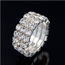 Load image into Gallery viewer, Women&#39;s Multi Row Sterling SIlver Ring