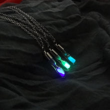 Load image into Gallery viewer, Glow In The Dark Hourglass Necklace