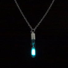 Load image into Gallery viewer, Glow In The Dark Hourglass Necklace