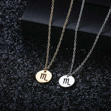 Load image into Gallery viewer, Women&#39;s Stainless Steel Zodiac Pendant Necklace