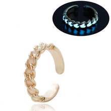 Load image into Gallery viewer, Adjustable Heart Shape Glow In The Dark Ring