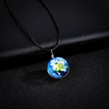 Load image into Gallery viewer, Handmade Glowing Galaxy Ball Necklace