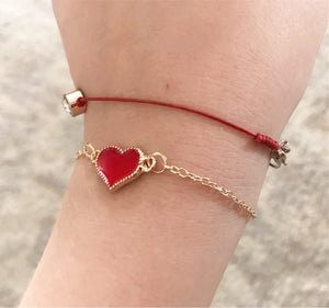 Women's Heart Charm Bracelet