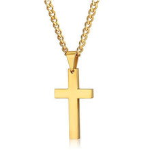 Load image into Gallery viewer, Men&#39;s Stainless Steel Cross Chain