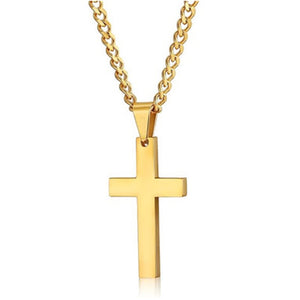 Men's Stainless Steel Cross Chain