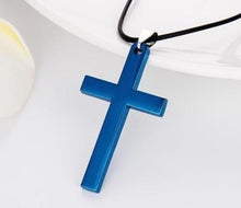 Load image into Gallery viewer, Men&#39;s Stainless Steel Cross Chain