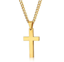 Load image into Gallery viewer, Men&#39;s Stainless Steel Cross Chain