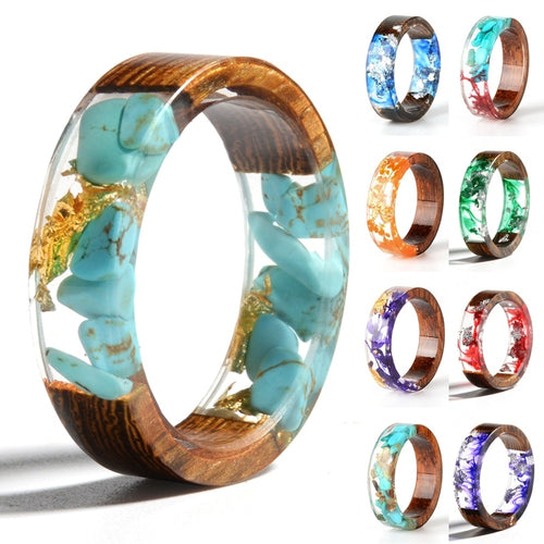 Handmade Wood Resin Ring