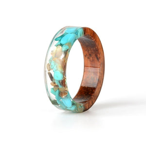 Handmade Wood Resin Ring