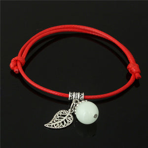 Light Up Braided Leaf Bracelet