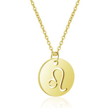 Load image into Gallery viewer, Women&#39;s Stainless Steel Zodiac Pendant Necklace