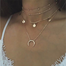 Load image into Gallery viewer, Three Layer Chain Necklace