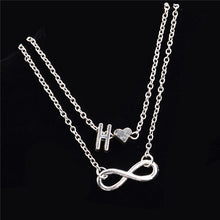 Load image into Gallery viewer, Women&#39;s Alphabet Letter Heart Anklet