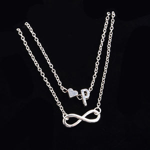 Women's Alphabet Letter Heart Anklet