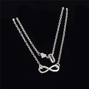 Women's Alphabet Letter Heart Anklet