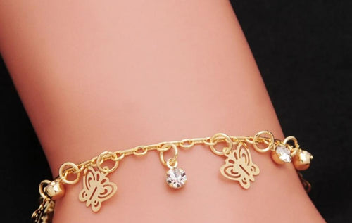 Women's Golden Charm Bracelet